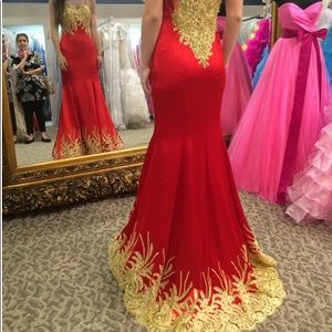 Red Gold Size 2 Formalwear, prom, $350.